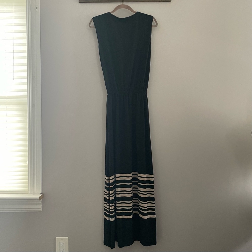 GARNET HILL Black Cap Sleeve Maxi Dress XS - Picture 4 of 8